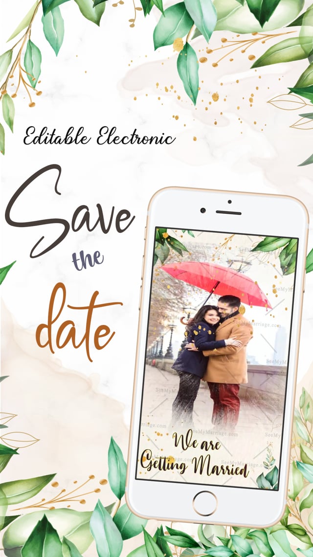 Wedding Save The Date Video Maker To Create And Make A Video Invite Online  | Free – SeeMyMarriage