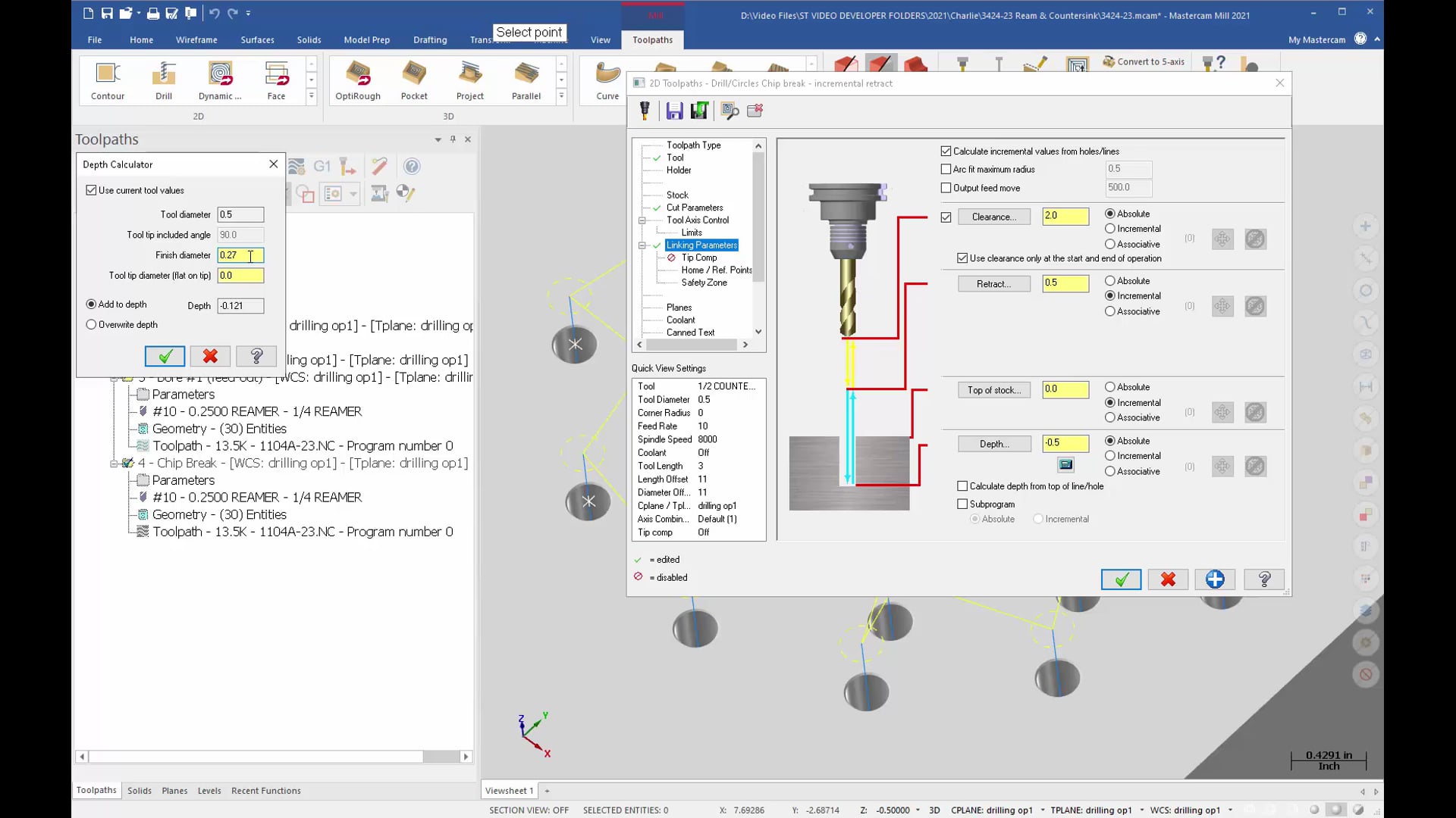 Hole Making Toolpaths