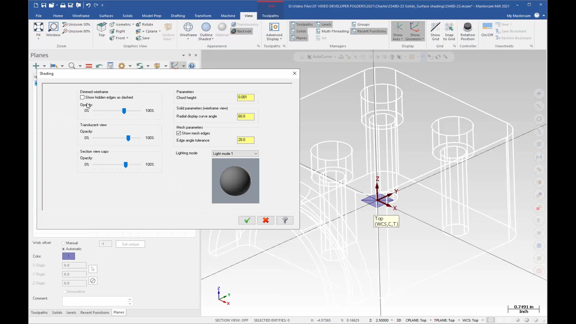 Solids/Surface Shading