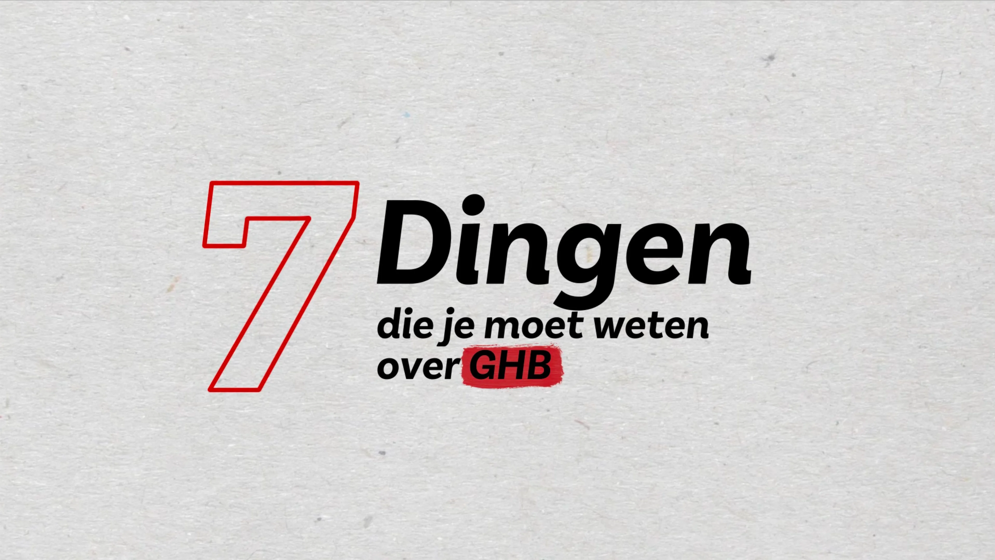 7 dingen die je moet weten over GHB  