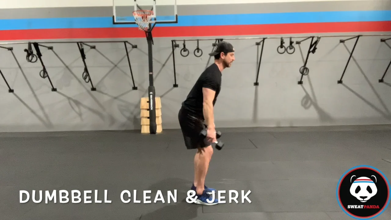 dumbbell clean