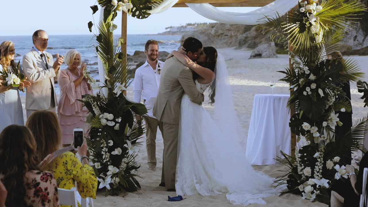 Amanda & Bradley at Cabo Surf Hotel in Los Cabos