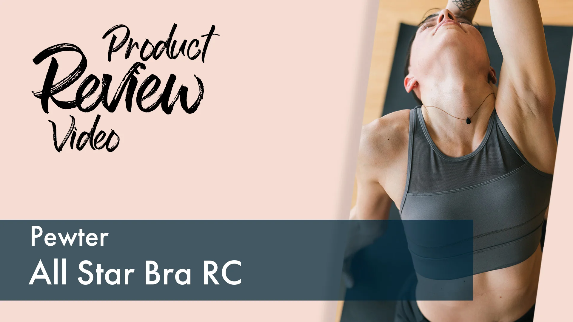 Zyia Active Pewter All Star Bra RC #808 on Vimeo