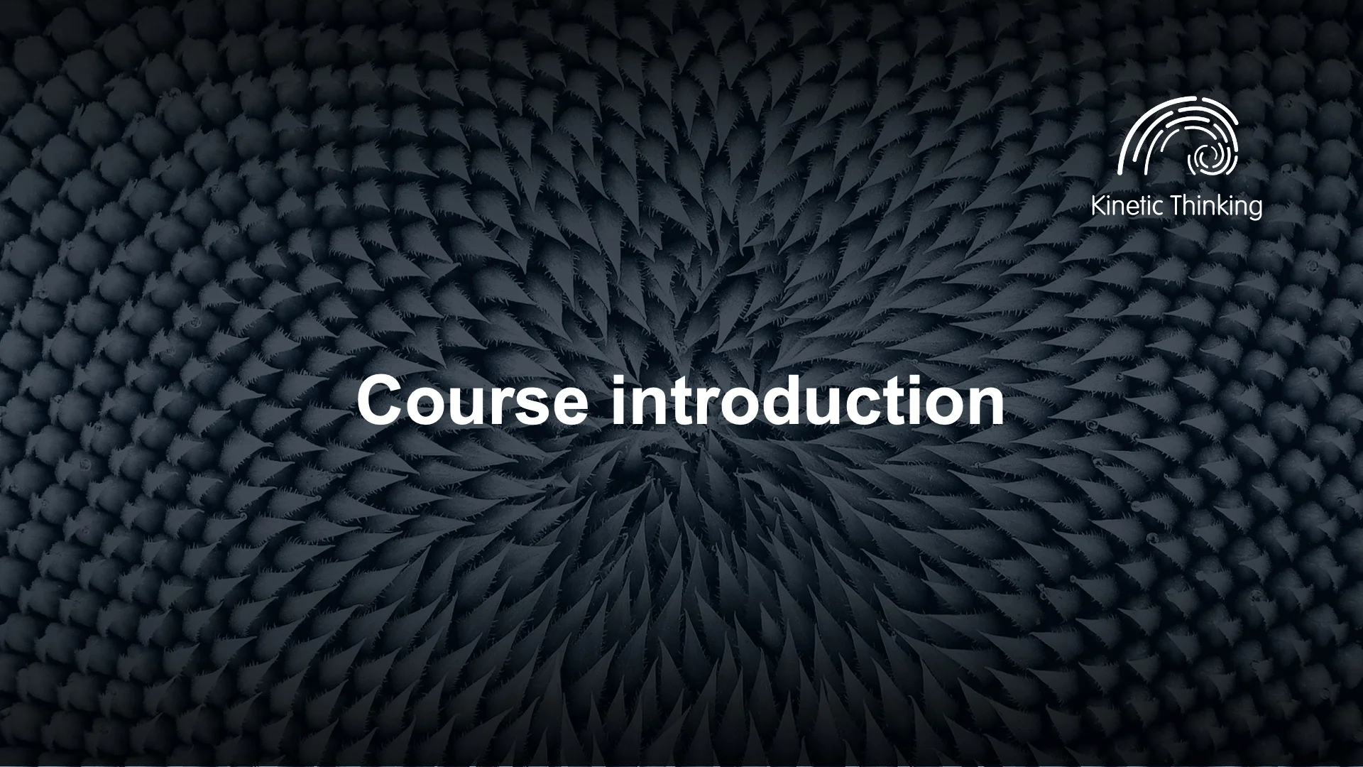 Course introduction on Vimeo