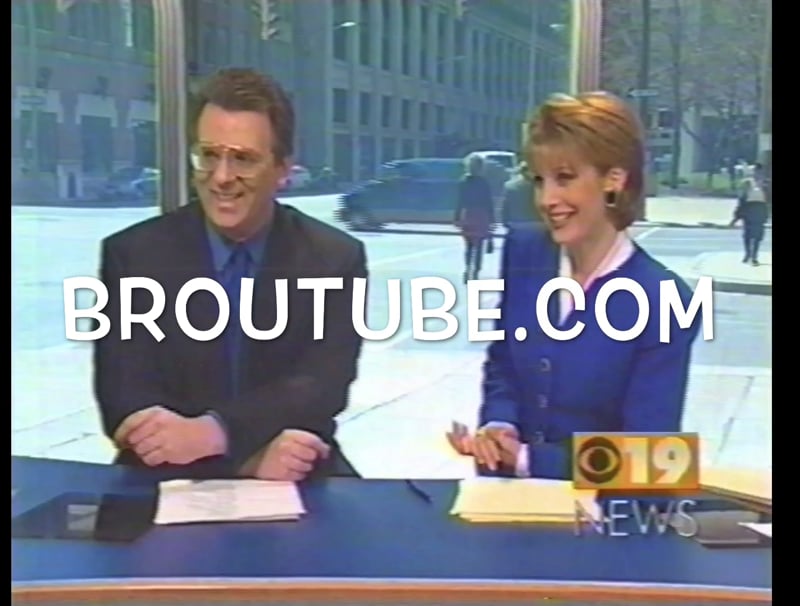 Eric surprises the news anchor LIVE TV