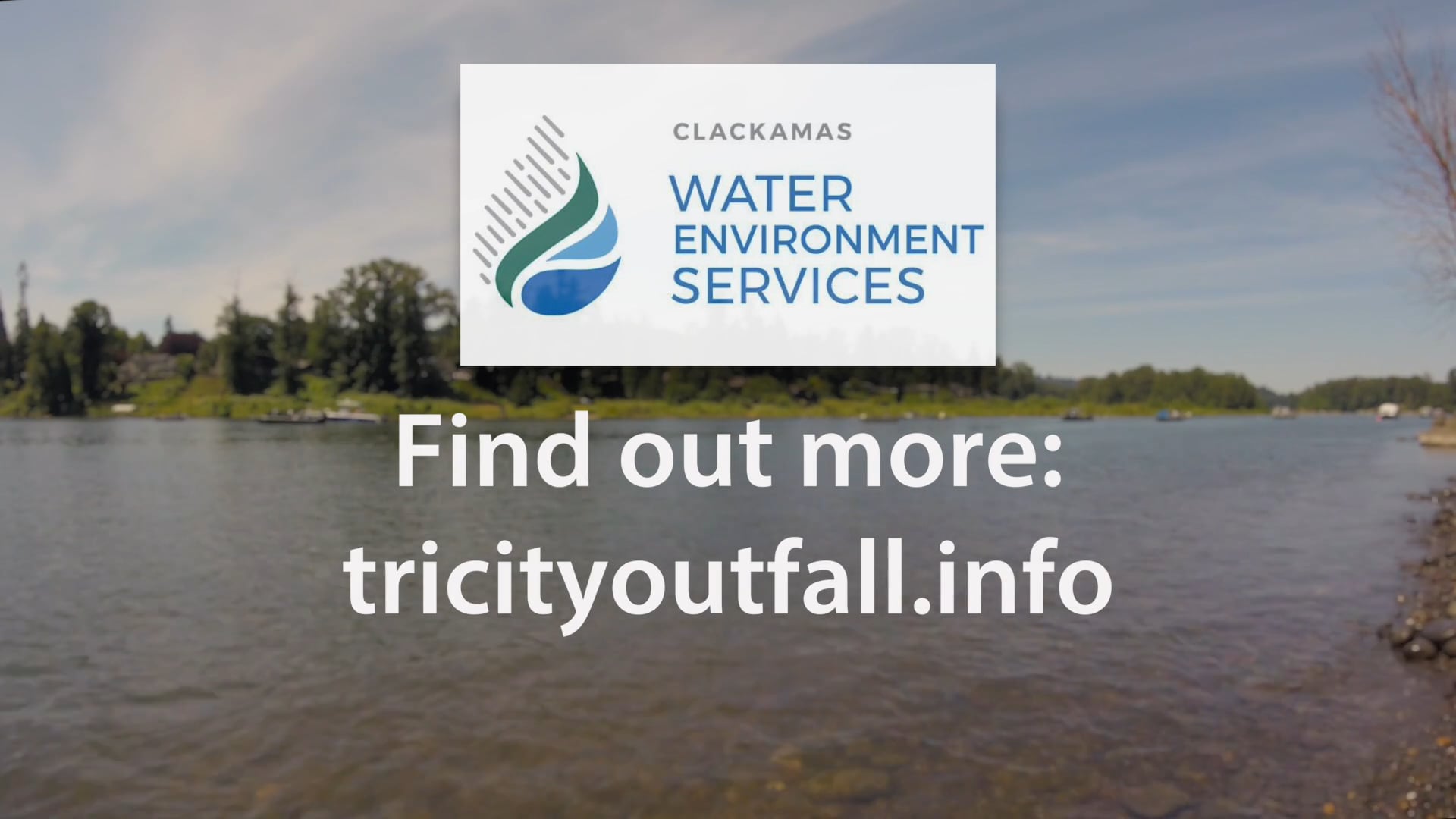 Tri-City Outfall Project - Clackamas Water Environment Services on Vimeo