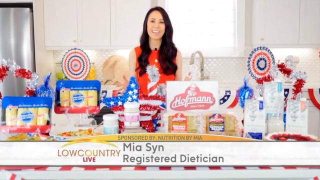 Mia Syn on Low Country Live  -  Registered Dietician Mia Syn shares her Healthy Memorial Day Menu!