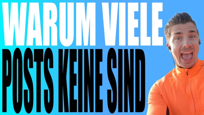 Warum viele Postings keine sind