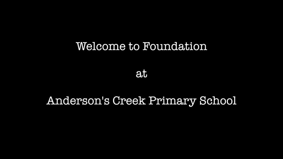 Foundation at Anderson's Creek Primary School