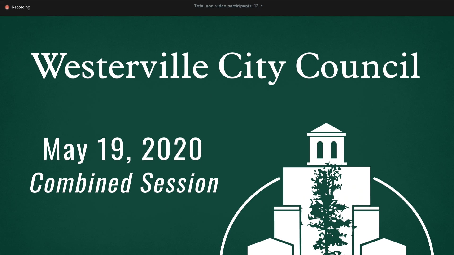 Westerville City Council May 19, 2020