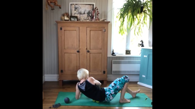 Yoga balles - Eliminer les tensions du bas du dos