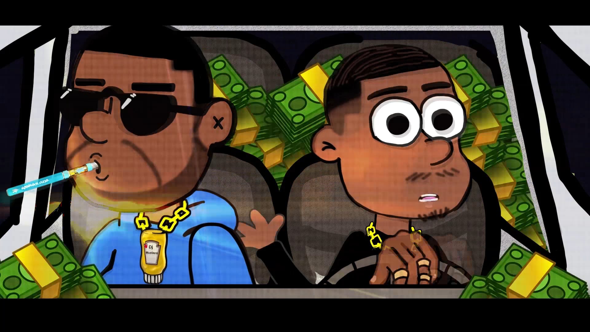 Mustard ft. Roddy Rich Ballin' (Animated Video by Visual Blast) on Vimeo