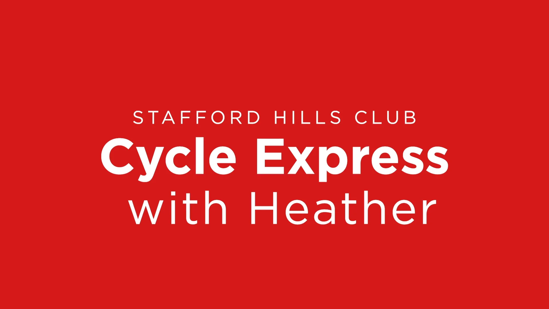 30Minute Cycle Express with Heather on Vimeo