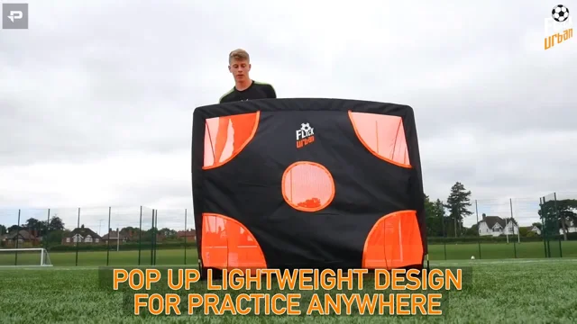 Black Football Flick Urban Pop Up Goal