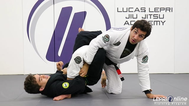 Straight Ankle Lock Escape from 50/50 Guard to Side Control Variation
