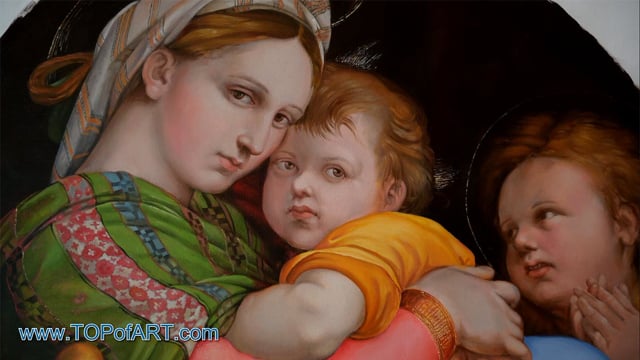 Raphael | Madonna della Seggiola | Painting Reproduction Video | TOPofART