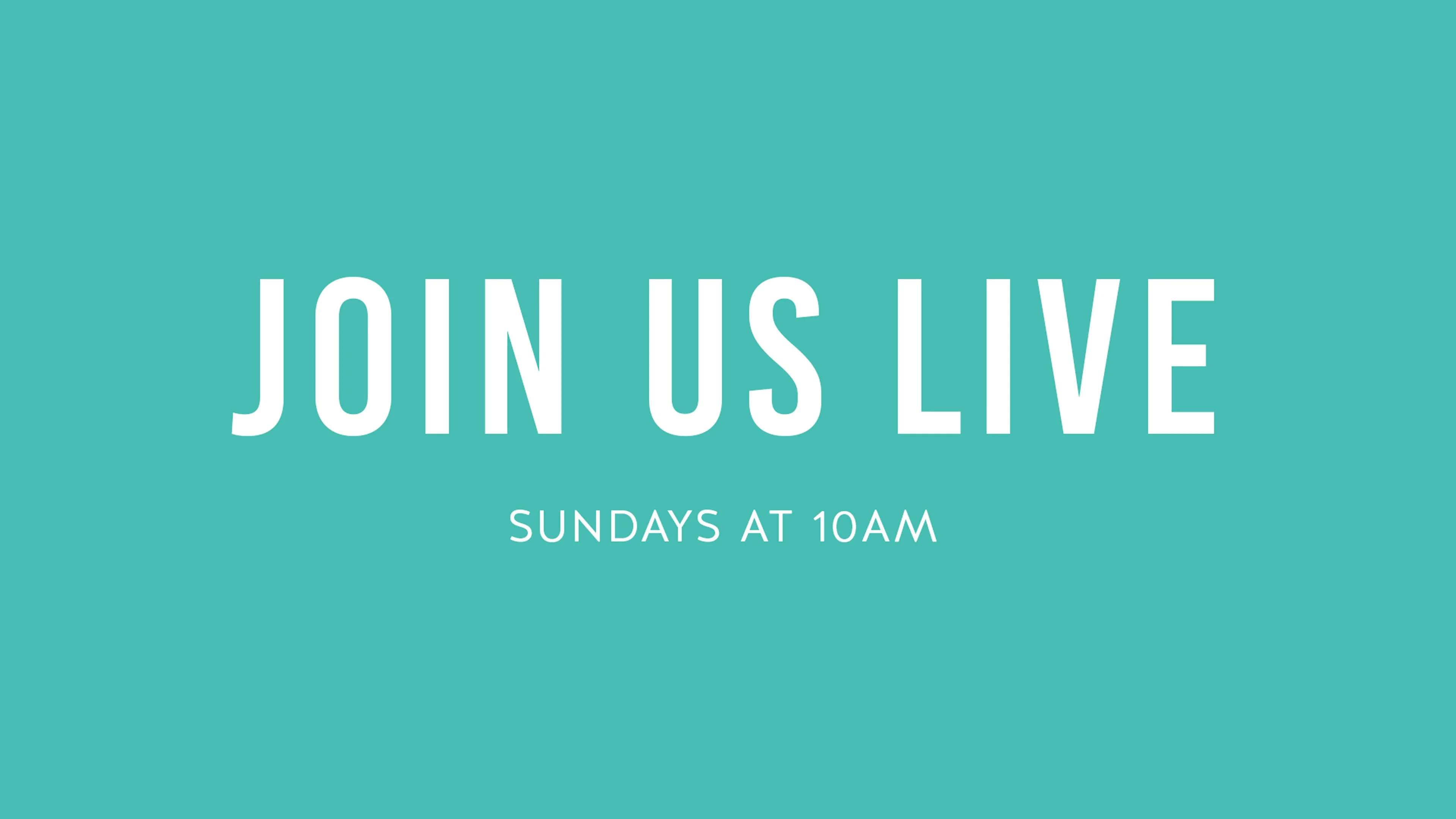 sunday-livestream