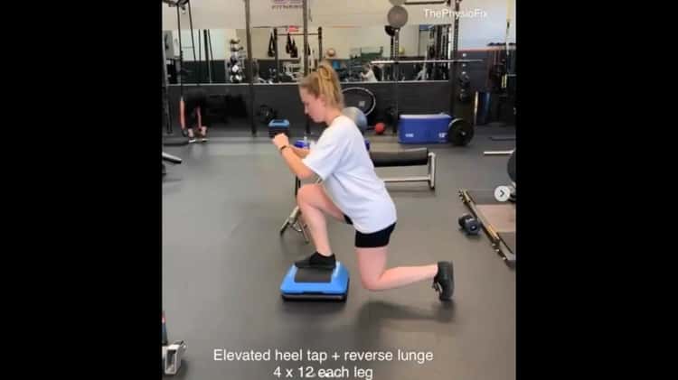 EQ Reverse Lunge with Overhead Stretch on Vimeo