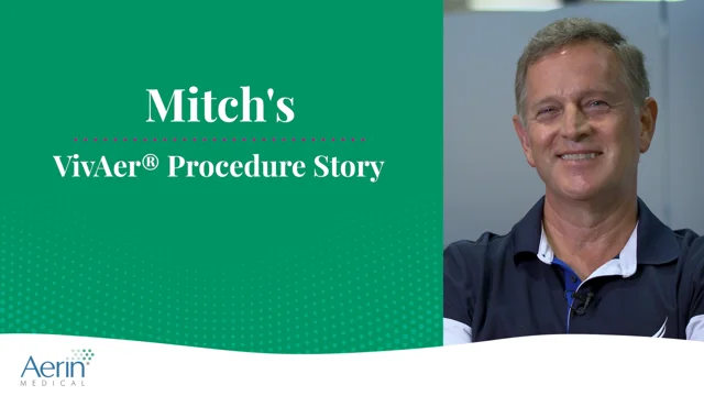 VivAer Patient Story Mitch