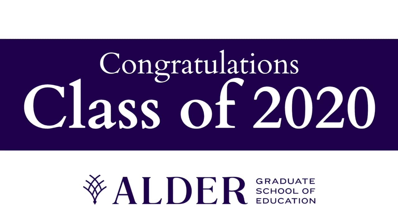Alder GSE 2020 Commencement Ceremony on Vimeo