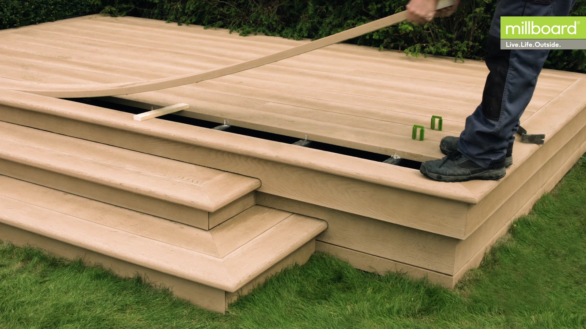 How to take up and re-fix Millboard decking boards