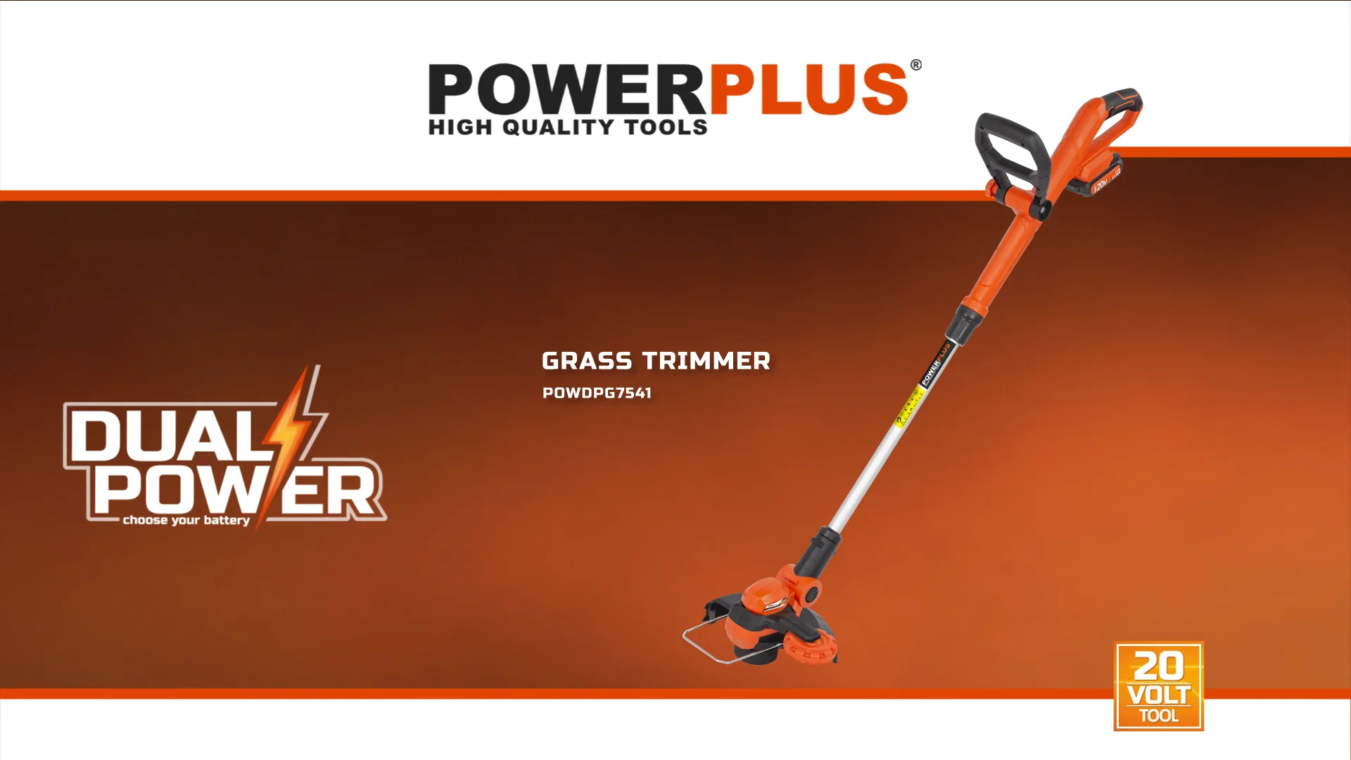 Powerplus deals grass trimmer