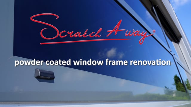 SAW195 powder coated window frame renovation