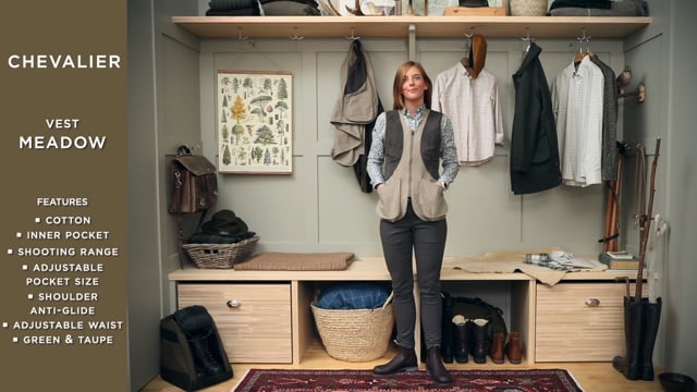 Meadow Shooting Vest Women Green Chevalier