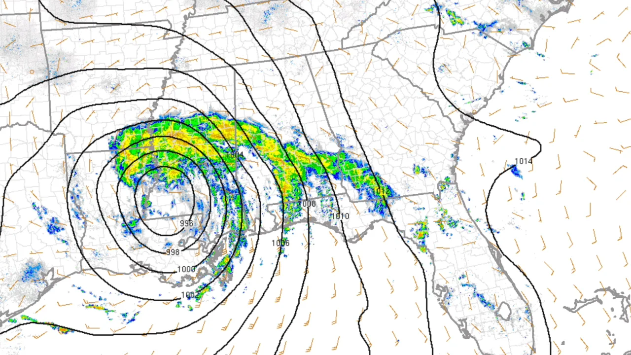 James Spann forecasts showers, possible storms for Alabama courtesy of ...