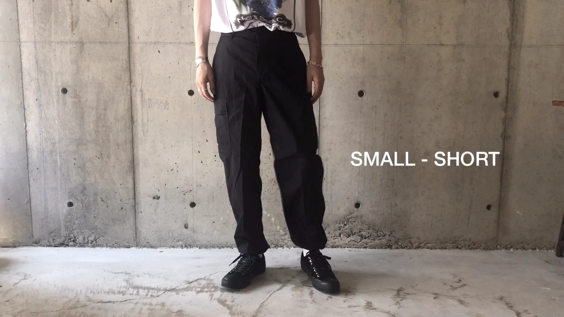 DEAD STOCK / US ARMY BLK 357 TROUSERS - BLACK
