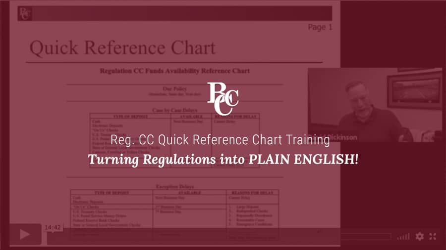 Bankers Training Regulation Cc Tools Updated Free Training