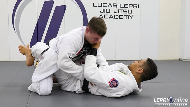 Lapel Choke From Closed Guard
