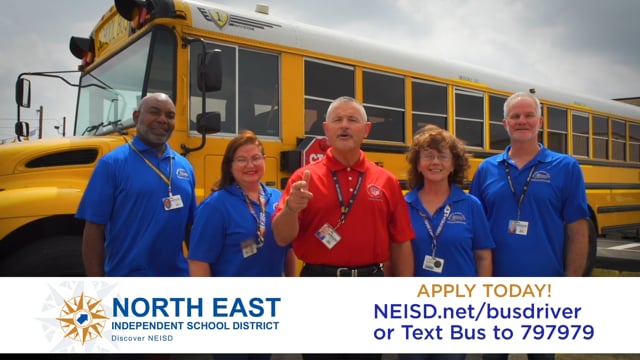 North East ISD is now hiring and training school bus drivers