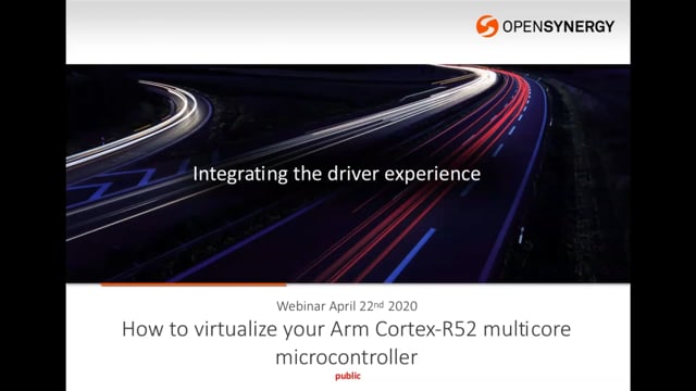 How to virtualize your Arm Cortex-R52 multicore microcontroller
