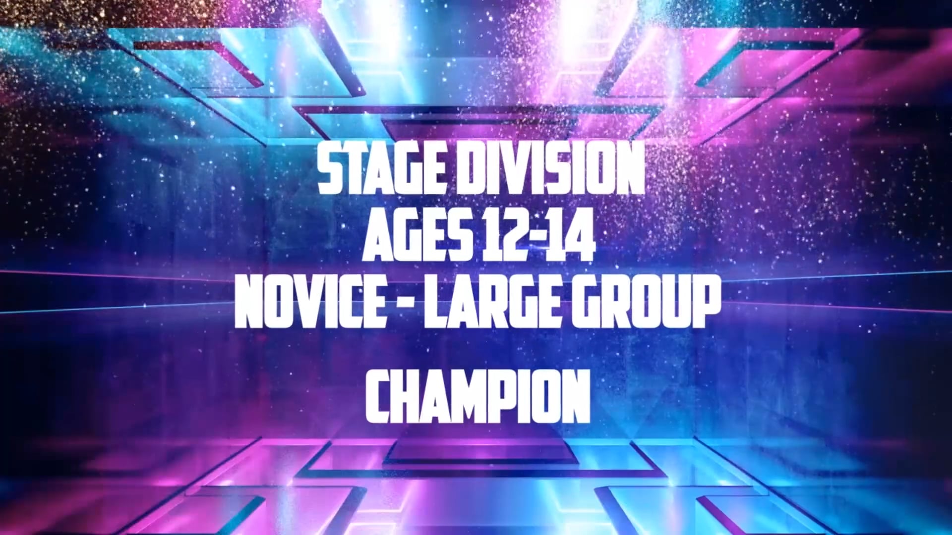 Novice - Stage 12-14 Large Groups on Vimeo