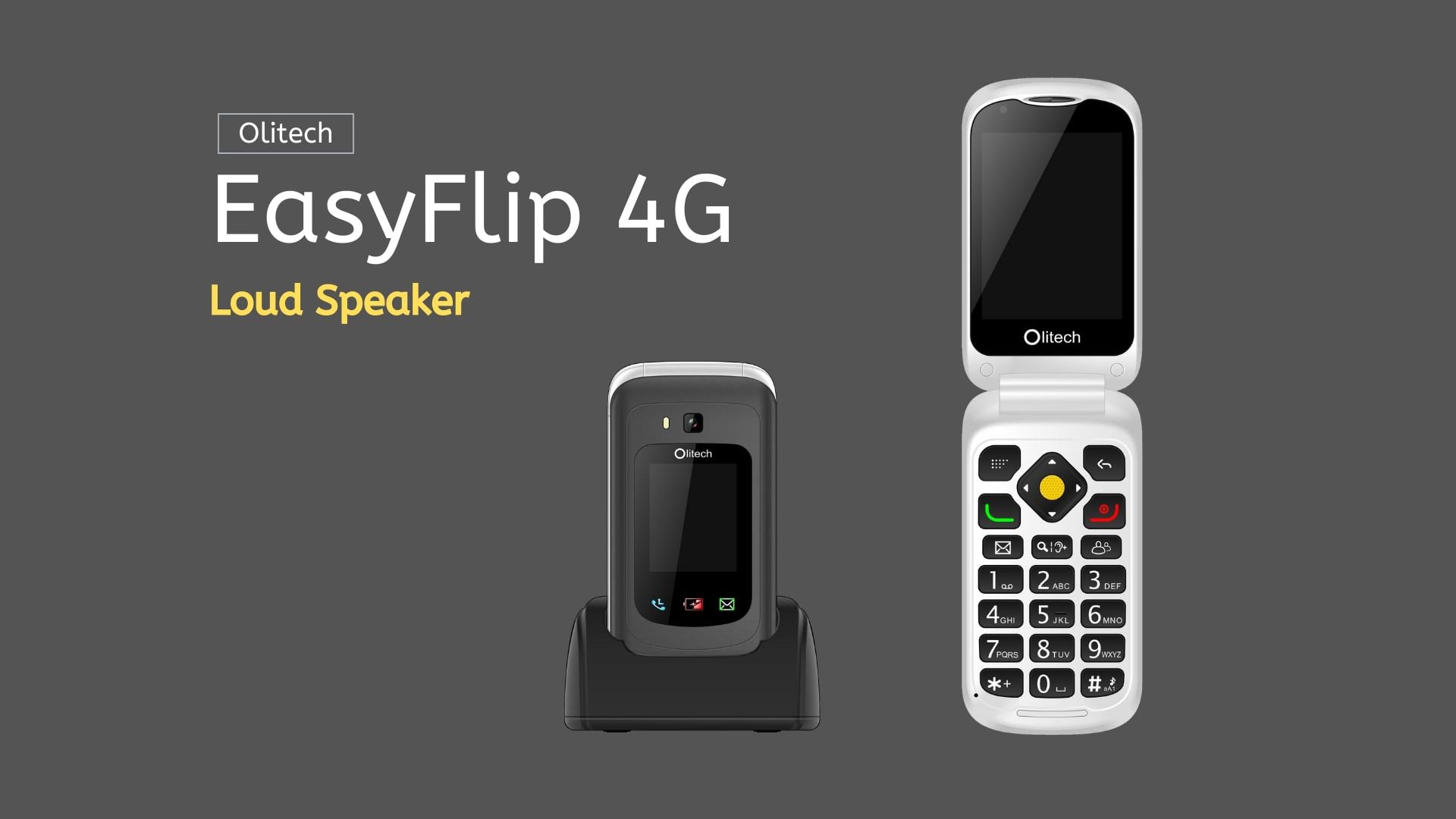 Olitech EasyFlip 4G - Loud Speaker & Volume Boost