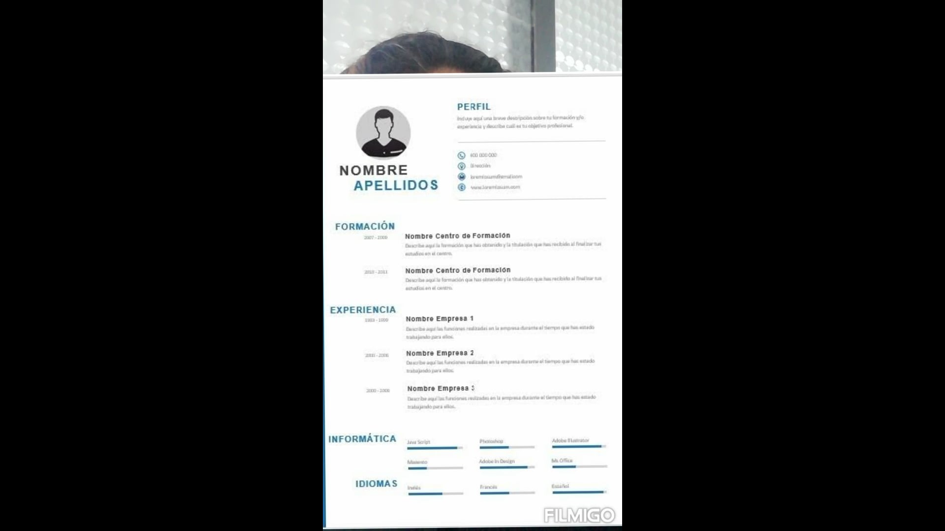 Elaboración de CV