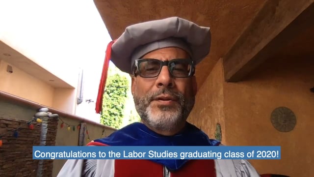 Labor Studies Commencement 2020 | Faculty & Lecturer Message