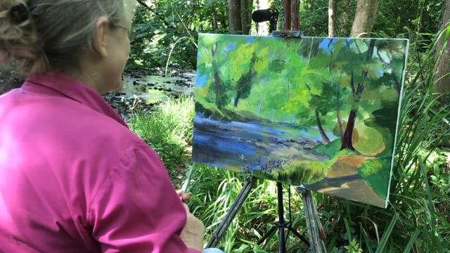 Landscape Painting by the River with Susan Webb - Recording