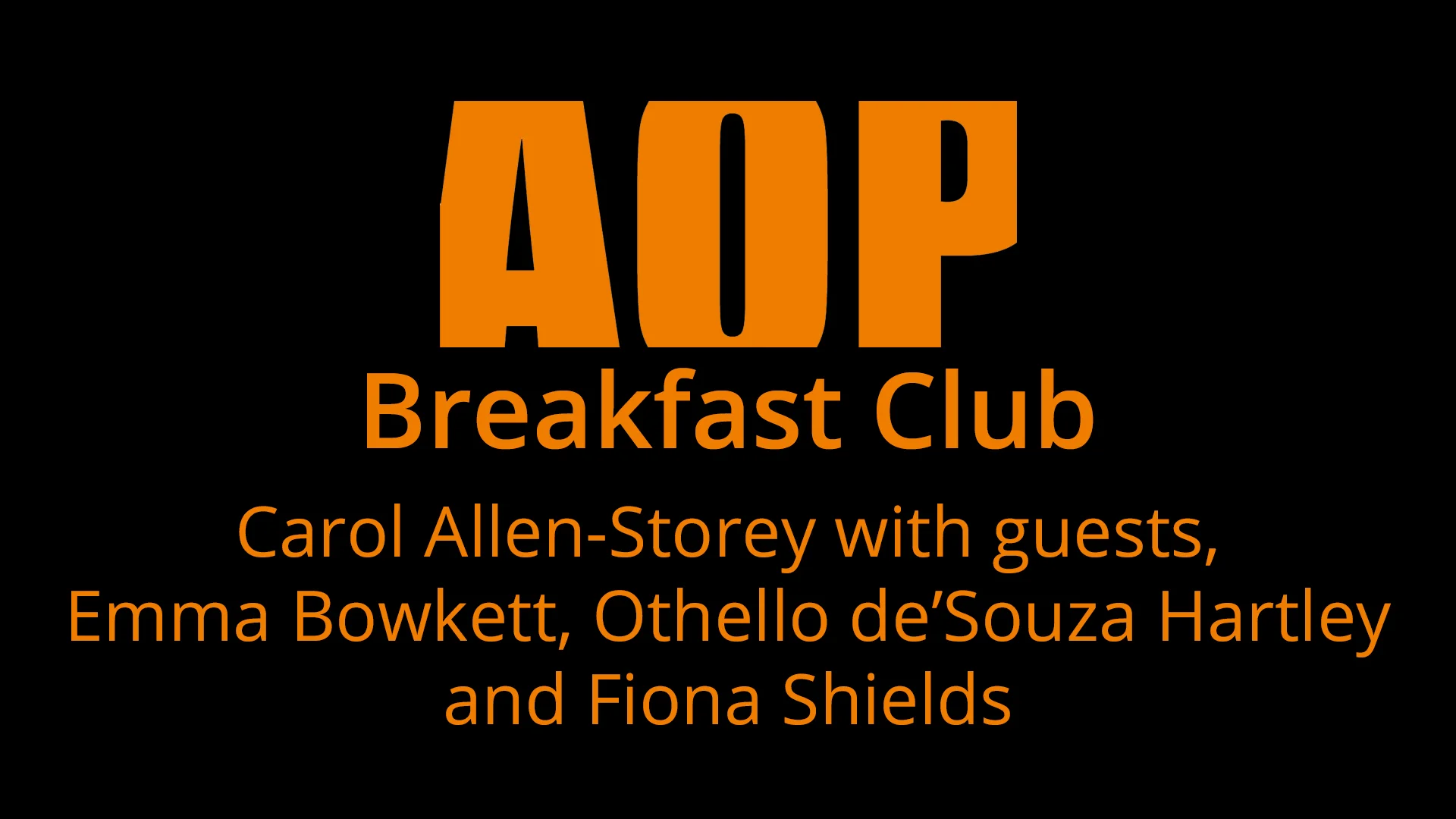 AOP Breakfast Club No. 2