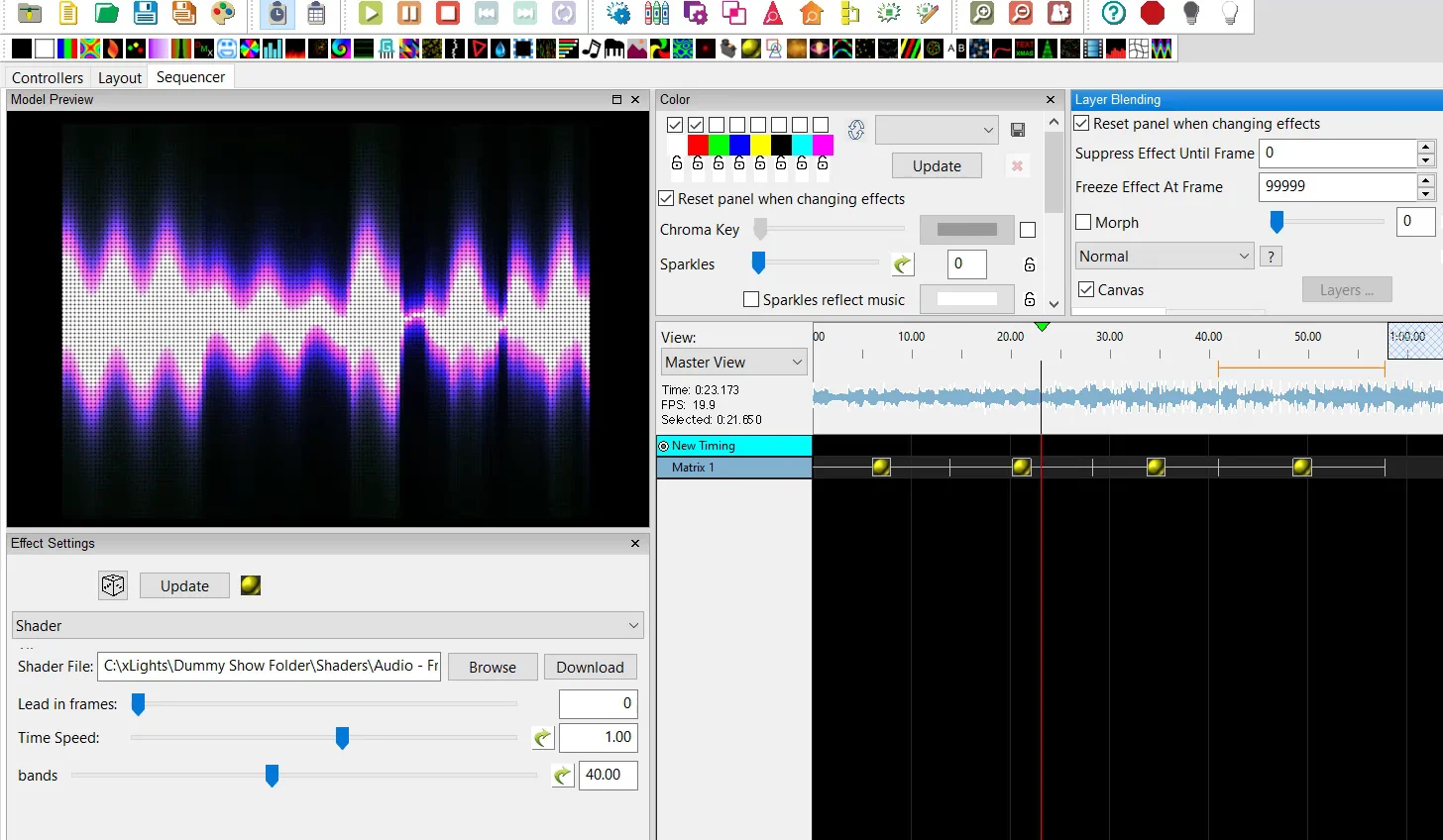audio shaders in xLights on Vimeo