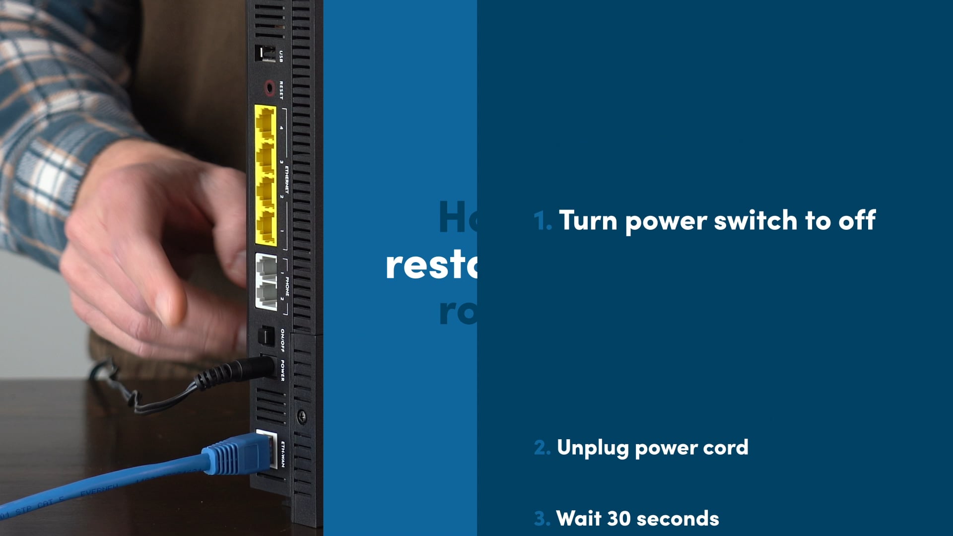 WRT Tech Tips Restarting Your Router on Vimeo