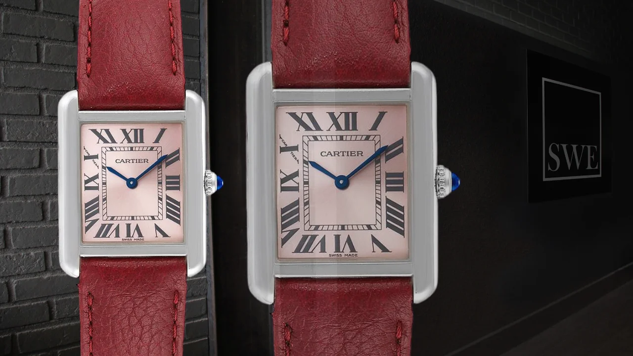 Cartier Tank Solo 3170 Cartier Tank Louis W1529756 Ladies Watches SwissWatchExpo Wrist Roll