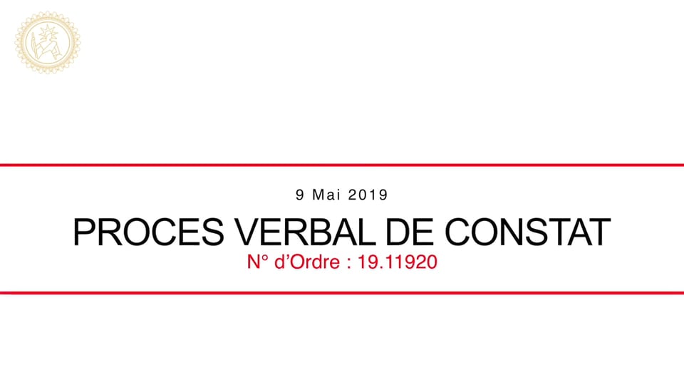 Exemple d'un Constat Vidéo !