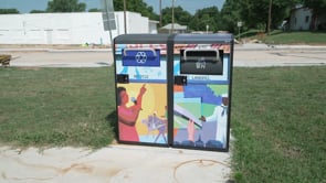 New Big Belly Automated Trash Bins