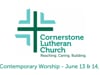 CLC Contemporary Worship, June 13 & 14, 2020