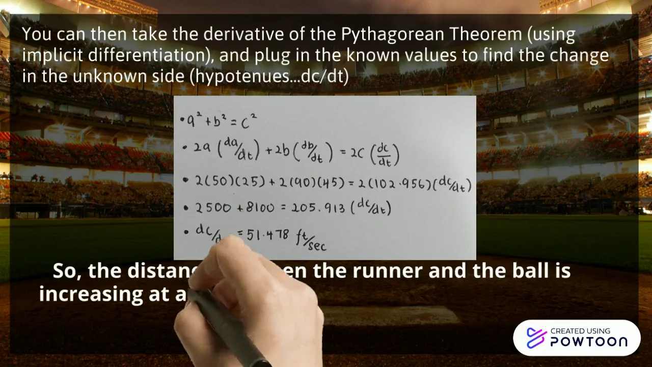 APPLICATIONS OF CALCULUS IN BASEBALL (Part 2) on Vimeo
