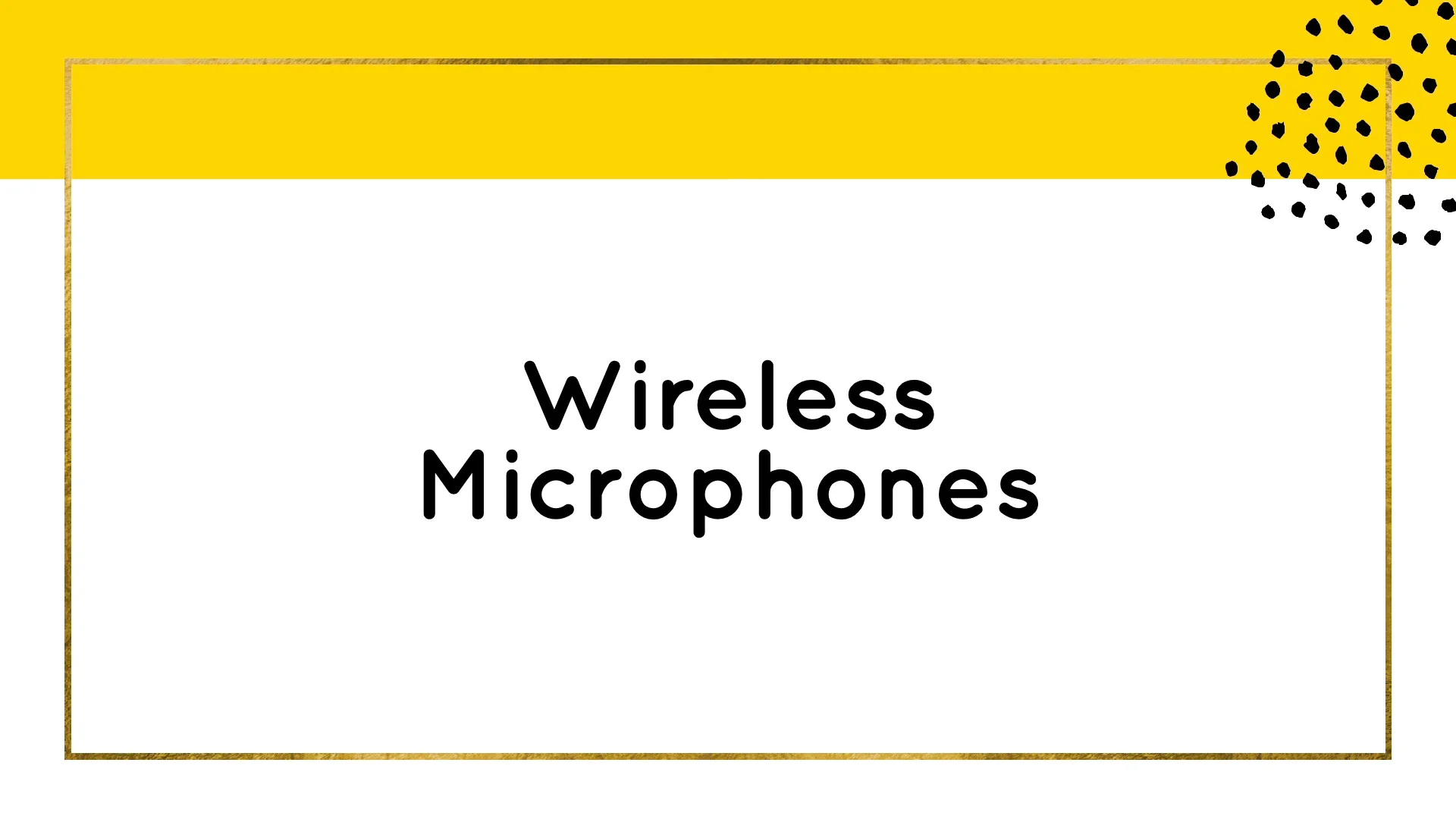 Wireless mic options on Vimeo
