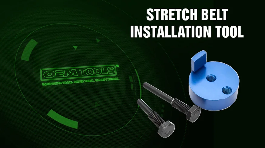 Stretch belt clearance installer