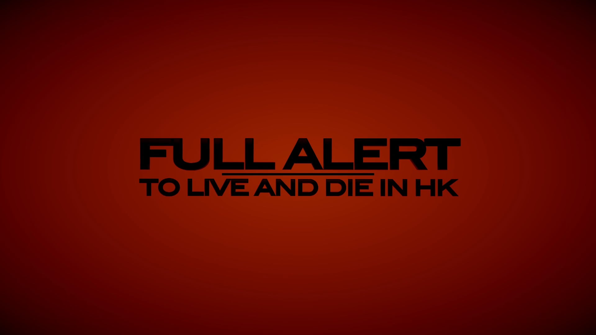 "TO LIVE AND DIE IN HK" bonus bluray du film Full Alert